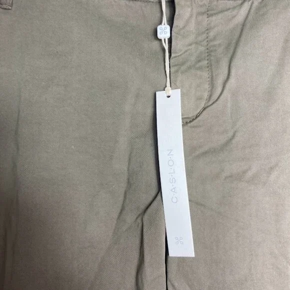 Caslon Olive Tarmac Ankle Crop Pants NWT Size 6 - Picture 6 of 7